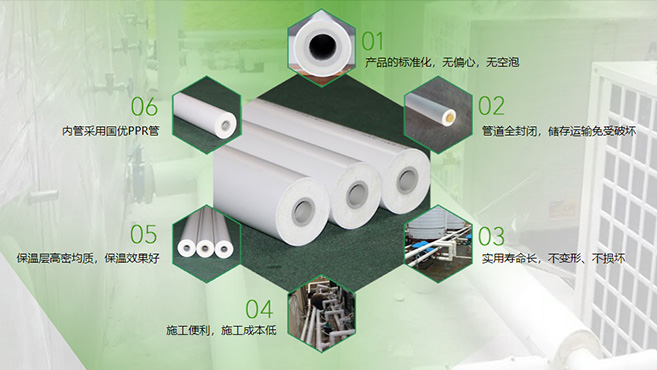 宾馆PRC保温热水管